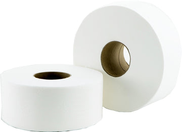 2 Ply Jumbo Toilet Paper Rolls 300m x 8.